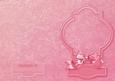 Pink Fancy Shaped Frame Card