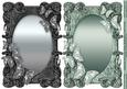 Charcoal and Grey Green Butterflies Card Fronts