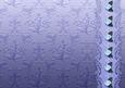 Purple Floral Spray Embossed with Floral Border