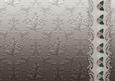 Chocolate Floral Spray Embossed with Floral Border