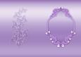 Lilac Butterflies Pearls and Lace Matching A5 Insert