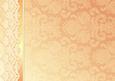 Cream Damask with Lace Matches with Cream Floral Envelope