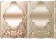 Taupe & Stone Card Fronts Match with White Floral 4 Toppers