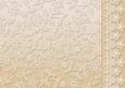 Cream Floral Lace with Lace and Pearls Border