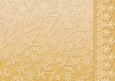 Yellow Floral Lace with Lace and Pearls Border