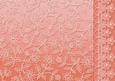 Peach Floral Lace with Lace and Pearls Border