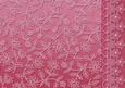 Deep Pink Floral Lace with Lace and Pearls Border