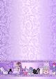 Lilac Girly Accessories Backing Paper