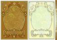Mustard and Lemon Floral Scroll Card Fronts