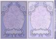 Purple and Lilac Floral Scroll Card Fronts