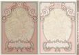 Dusky Peach and Flesh Floral Scroll Card Fronts