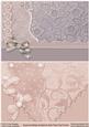 Taupe and Beige Scrapbook Style Floral Card Fronts