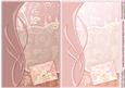 Dusky Peach and Peach Scrapbook Style Leaves Card Fronts