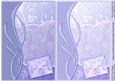 Blue and Pale Blue Scrapbook Style Leaves Card Fronts