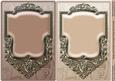 Beige and Cream Ornate Frame Card Fronts