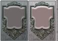 Dark Grey and Taupe Ornate Frame Card Fronts