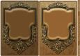 Brown and Tan Ornate Frame Card Fronts