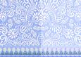 Blue Swirls and Butterflies with Lace Scalloped Border Duo