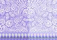 Purple Swirls and Butterflies with Lace Scalloped Border Bac