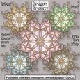 Designer Resource - Antique Fancy Mats - Set 3 Cu4cu