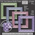 Designer Resource - Celtic Twist Embossed Metallic Frames 4