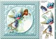 Vintage Birds and Blossom 8in x 8in Decoupage