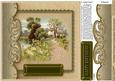 Vintage Cottage Landscape Decoupage