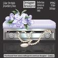 Designer Resource - Lilac Orchids Jewellery Box