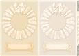 Pretty Lace Doily Card Fronts in Gold and Cream