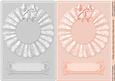 Pretty Lace Doily Card Fronts in Silver and Coral