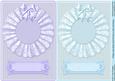 Pretty Lace Doily Card Fronts in Lilac and Aqua