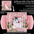 3D Room with a View - Sweet Dreams New Baby Girl