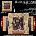 3D Room with a View - Vintage Music Room