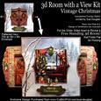3D Room with a View - Vintage Christmas