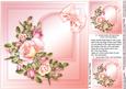 Roses with a Polka Dot Arch - 8in x 8in Insert Plate