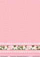 Sentiment Panels Happy Birthday Matching Pink Background