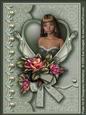 Rosie Cameo Green Kit 6 Pages, Including Decoupage Step by Step