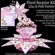 Floral Surprise Card Kit Lilac and Pink Pansies