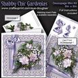 Shabby Chic Gardenias 8in x 8in Decoupage Mini Kit