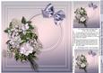 Shabby Chic Gardenias Matching 8in x 8in Insert Plate