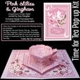 Time for Tea Pop-up Kit - Pink Lilies and Gingham