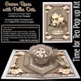 Time for Tea Pop-up Kit - Cream Roses with Polka Dots