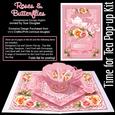 Time for Tea Pop-up Kit - Roses and Butterflies