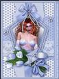 Kasey Cameo Blue Kit, 6 Pages, Including Decoupage Step by Step