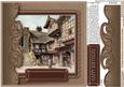 Vintage Building Leycester 8in x 8in Decoupage