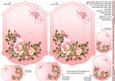 Pink Roses on a Polkadot Background Insert Plates