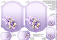 Lilac Petunias and Freesias Insert Plates