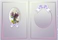Purple Clematis and Daisies A5 Matching A5 Insert