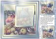 Vintage Birds Eating a Feast of Apples Matching 8x8 Ins Plat