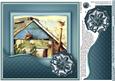 Vintage Birds on the Garden Shed 8in x 8in Decoupage